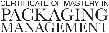 Certificate of Packaging Management Logo