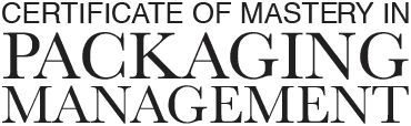 Certificate of Packaging Management Logo